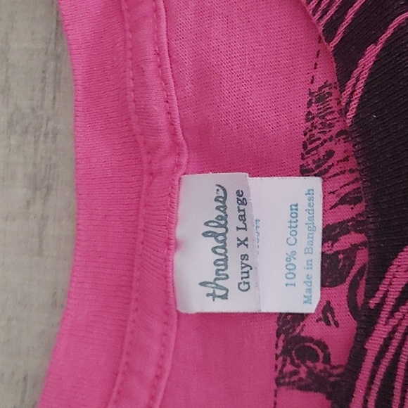 Threadless Men's US XL Pink Tee-Shirt designed by Jan Avendano - Picture 5 of 7